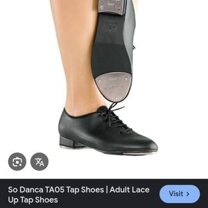 So Danca  Lace Up Tap Shoe .New Condition